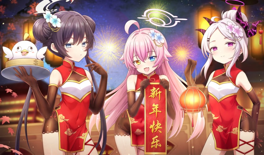 hina, hoshino, kisaki, and peroro (blue archive) drawn by ryusei2u