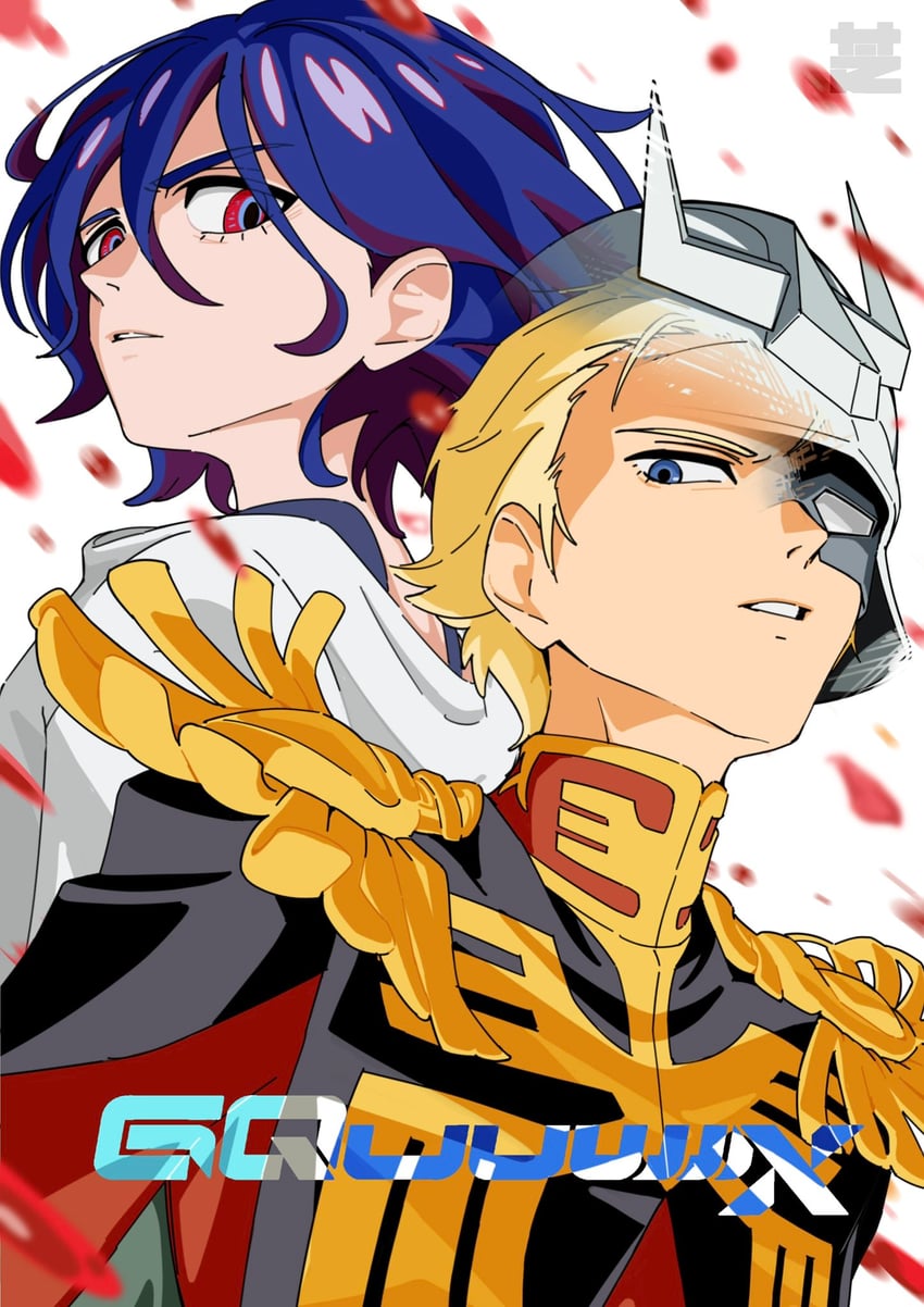 char aznable and shuji ito (gundam and 1 more) drawn by yy_shibata