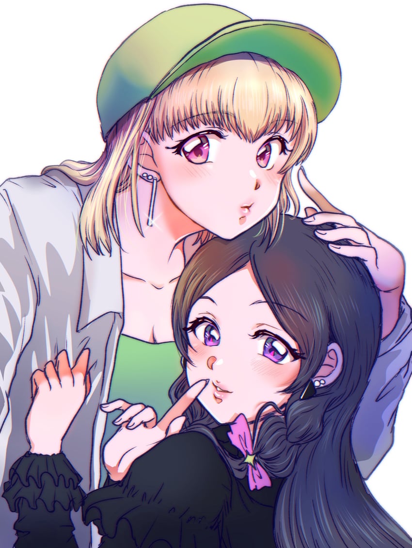 purirun and meroron (precure and 1 more) drawn by amitukichi