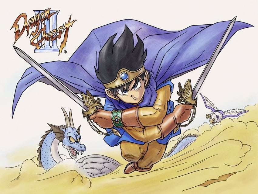 roto, hero, and hades condor (final fantasy and 3 more) drawn by yuto_sakurai
