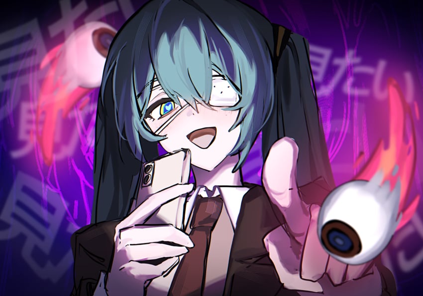hatsune miku (vocaloid and 1 more) drawn by suj278