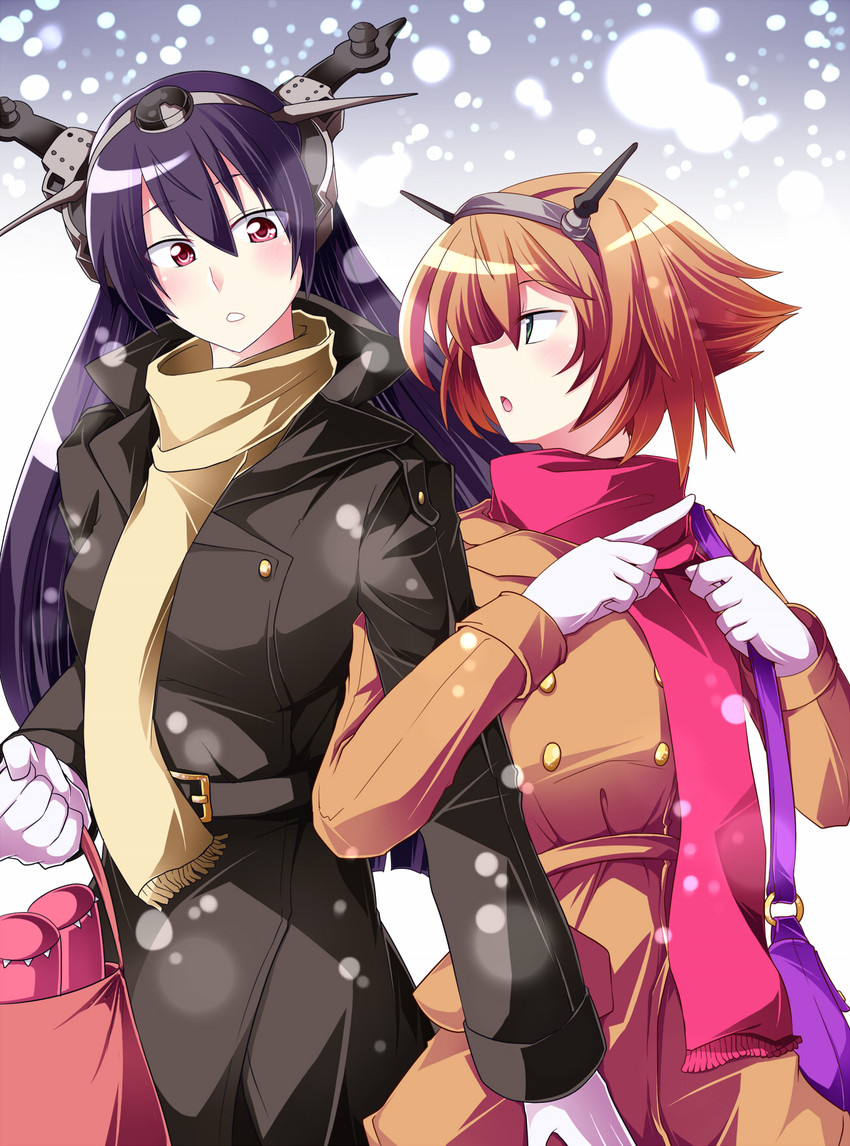 nagato and mutsu (kantai collection) drawn by kouzuki_(shangorilla)