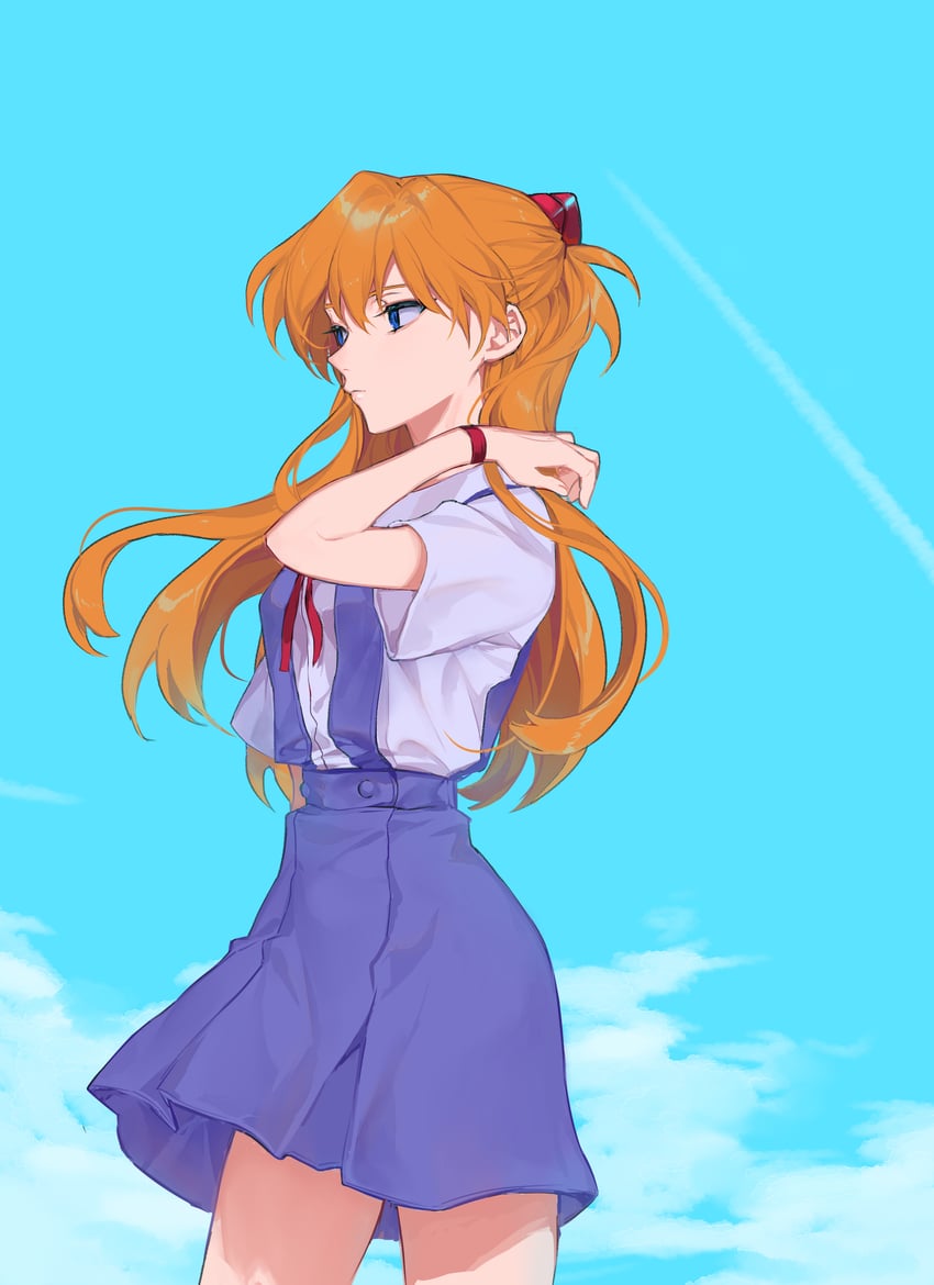souryuu asuka langley (neon genesis evangelion) drawn by crimsonknigh_t