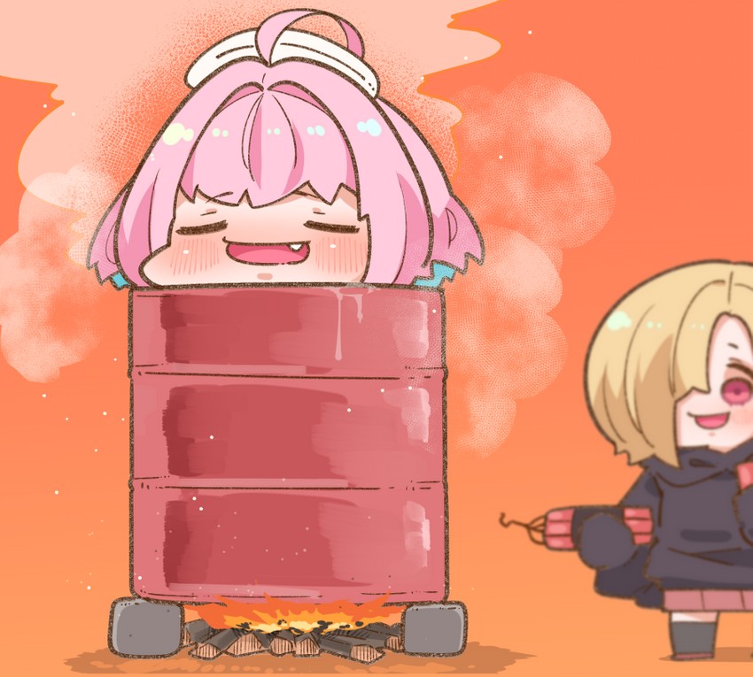 yumemi riamu and shirasaka koume (idolmaster and 1 more) drawn by takato_kurosuke