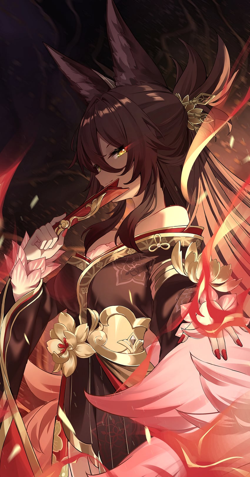 tingyun and fugue (honkai and 1 more) drawn by iras17514