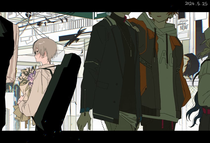 shinonome akito, aoyagi touya, and azusawa kohane (project sekai) drawn by goguma_wagamja
