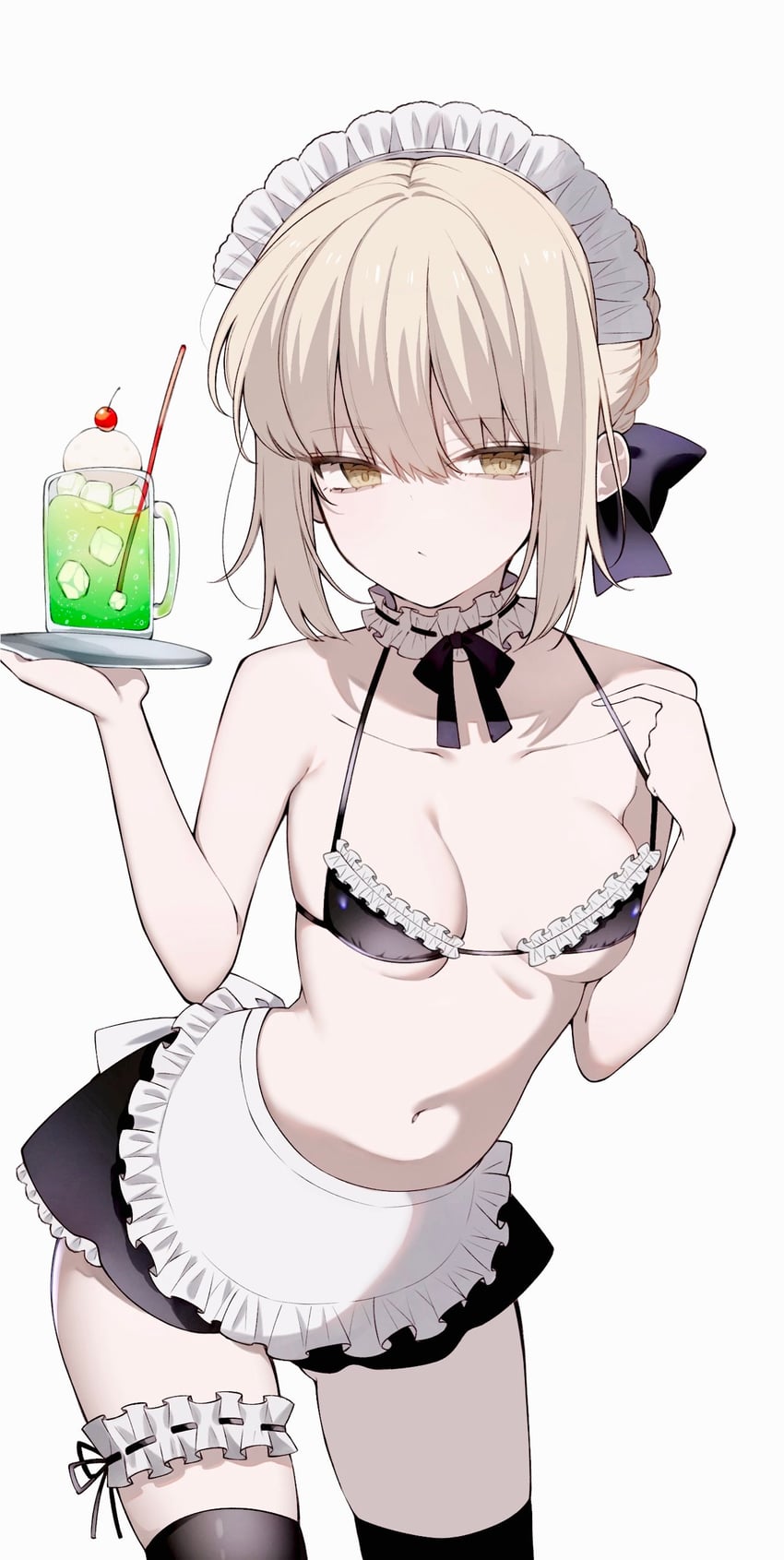artoria pendragon and saber alter (fate and 1 more) drawn by mati5572