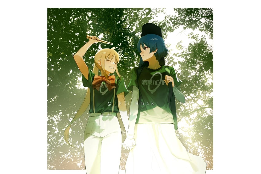 ijichi nijika and yamada ryo (bocchi the rock!) drawn by elysia5481111