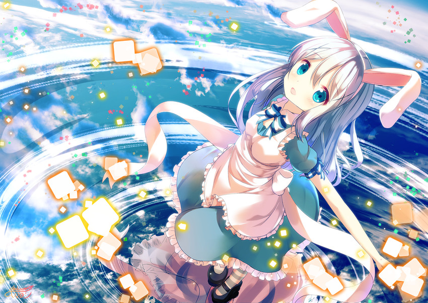 kafuu chino and alice (gochuumon wa usagi desu ka? and 1 more) drawn by chinomaron
