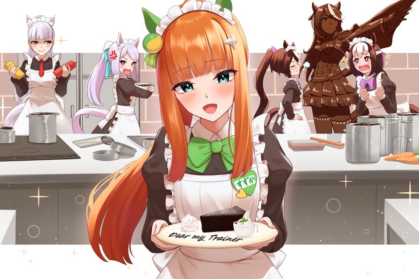 gold ship, mejiro mcqueen, tokai teio, silence suzuka, special week, and 1 more (umamusume) drawn by arugou