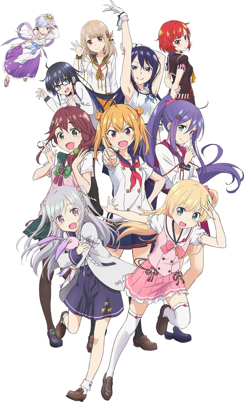 arima fuuka, kanade baden yufuin, dougo izumi, gero mitsuki, arima rinka, and 5 more (onsen musume)