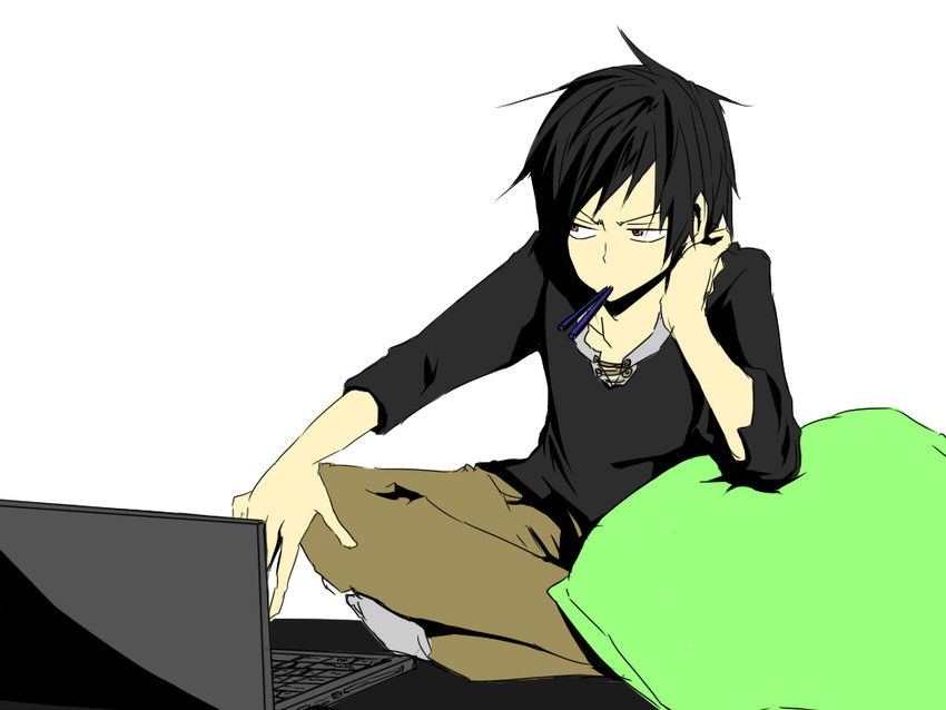 orihara izaya (durarara!!) drawn by aoi_a-ji