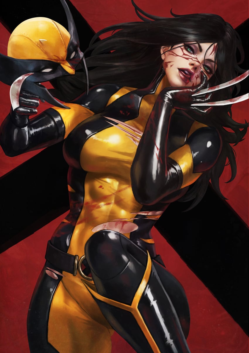 x-23 and laura kinney (marvel and 1 more) drawn by monori_rogue