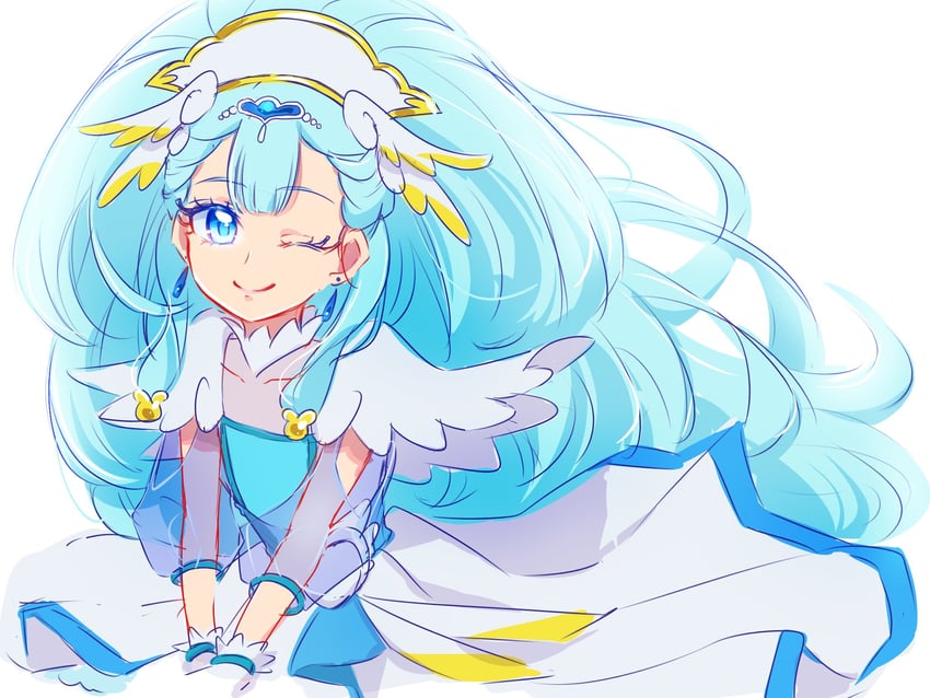 yakushiji saaya and cure ange (precure and 1 more) drawn by fpminnie1
