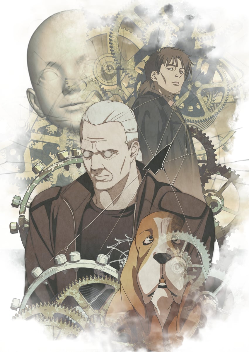 batou, togusa, and gabriel (ghost in the shell and 1 more) drawn by edoya_inuhachi