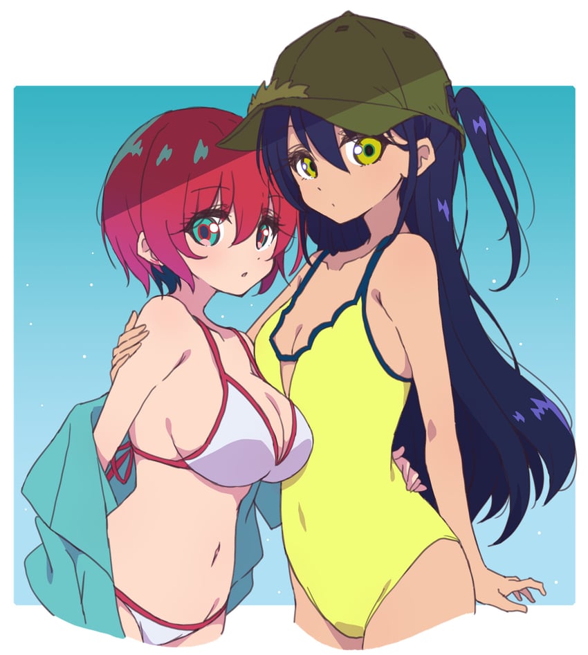 amate yuzuriha and nyaan (gundam and 1 more) drawn by mel_(melty_pot)