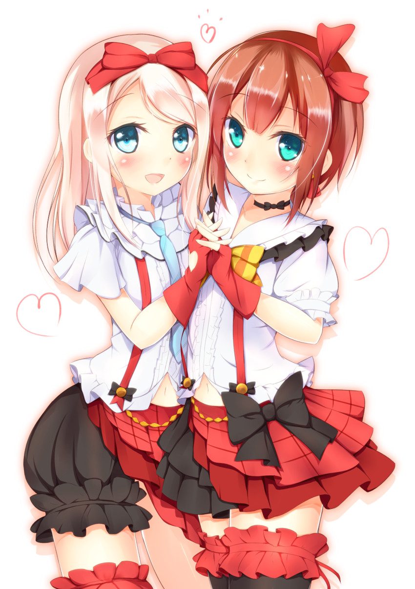 ayase alisa and kosaka yukiho (love live! and 1 more) drawn by yuuyu_(yuuyu015)