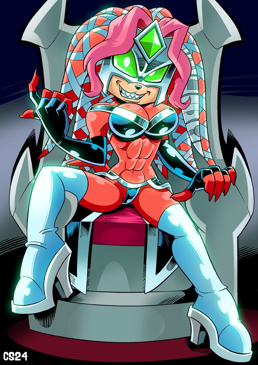 enerjak and lien-da (sonic and 1 more) drawn by curtsibling