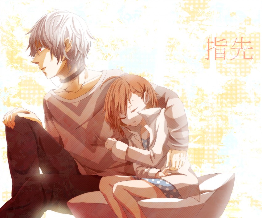 accelerator and last order (toaru majutsu no index) drawn by yoruno_(thunder8)
