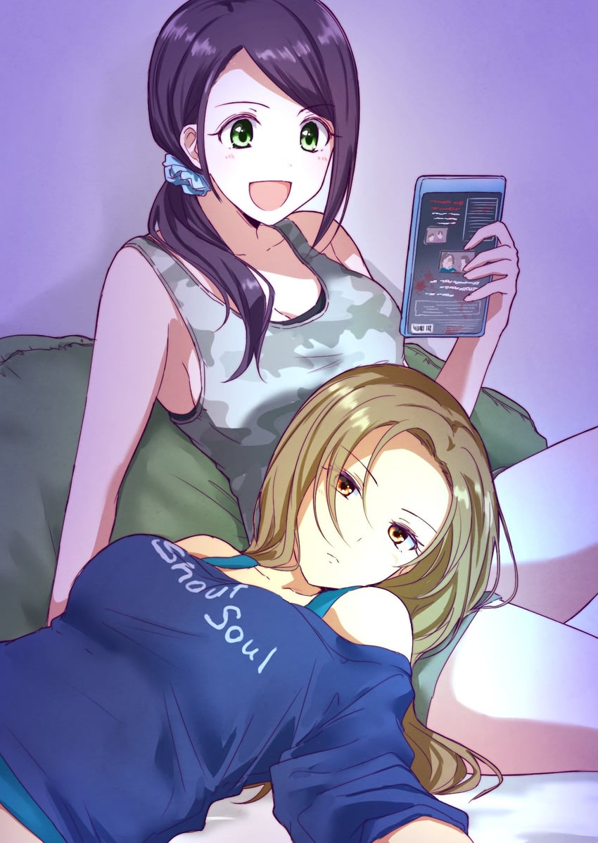 matsunaga ryo and yamato aki (idolmaster and 2 more) drawn by ayame_iro_(toumei_dolce)