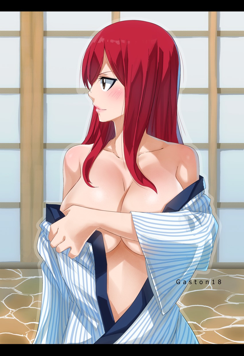 erza scarlet (fairy tail) drawn by gaston18