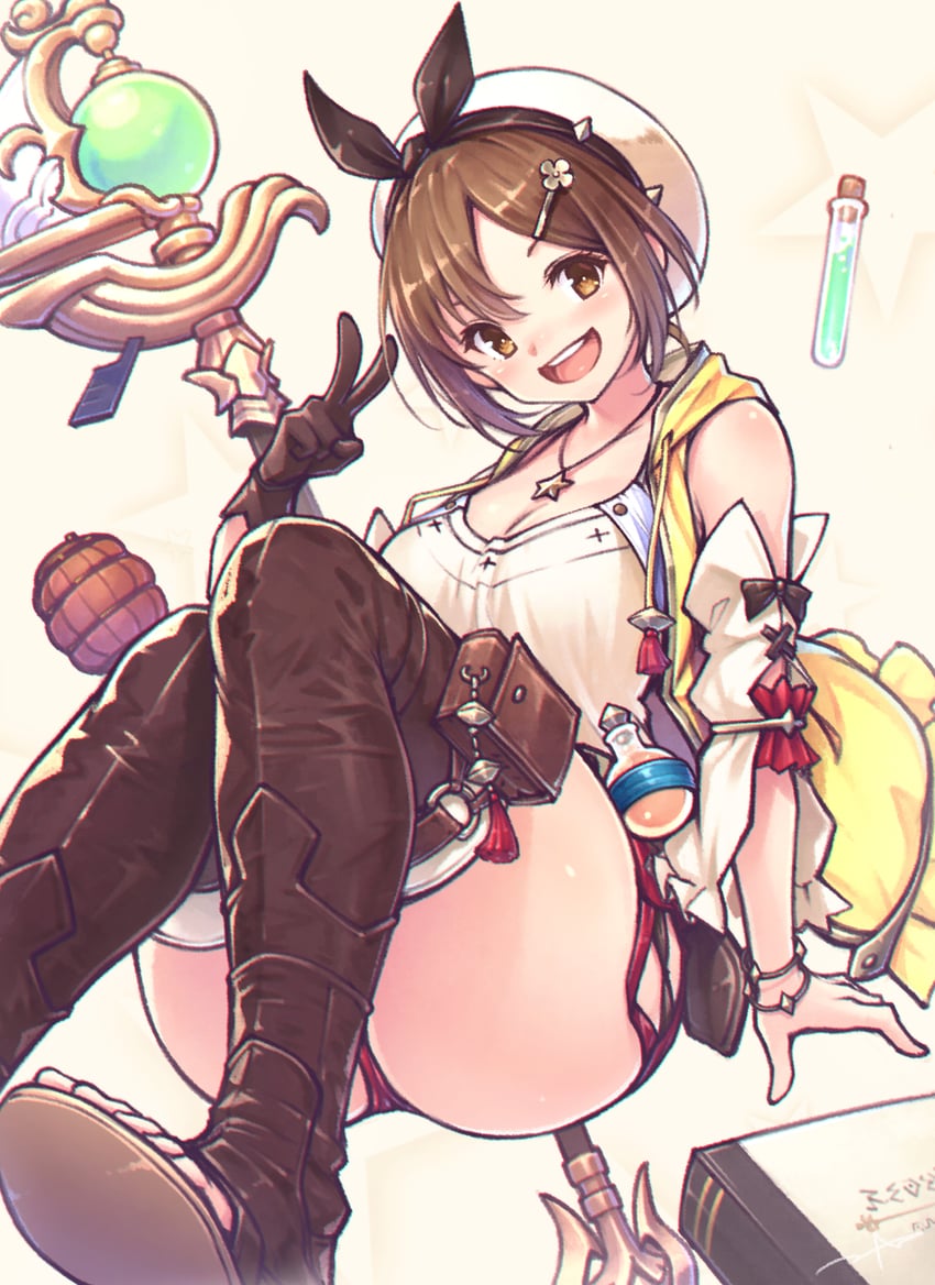 reisalin stout (atelier and 2 more) drawn by gogatsu_no_renkyuu