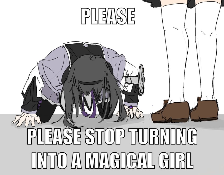 akemi homura and kaname madoka (mahou shoujo madoka magica) drawn by avanes_d
