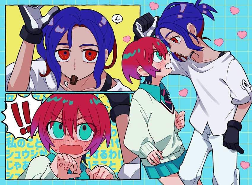amate yuzuriha and shuji ito (gundam and 1 more) drawn by karaage_bentou_(28grtm)