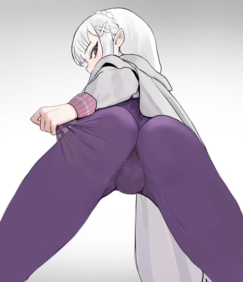 emilia (re:zero kara hajimeru isekai seikatsu) drawn by cinn_angl