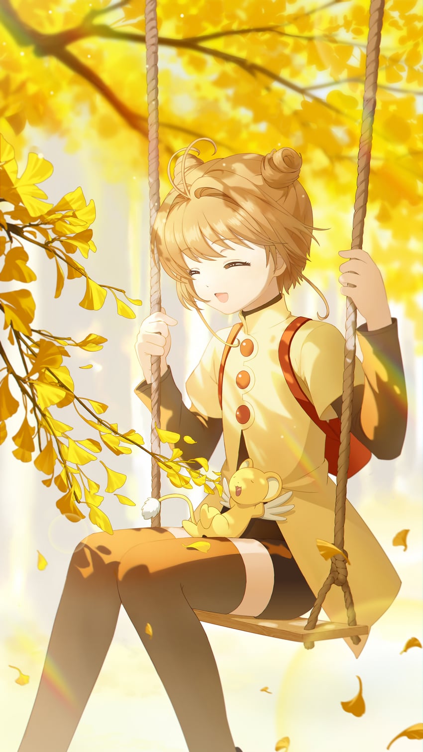 kinomoto sakura and kero (cardcaptor sakura and 1 more)