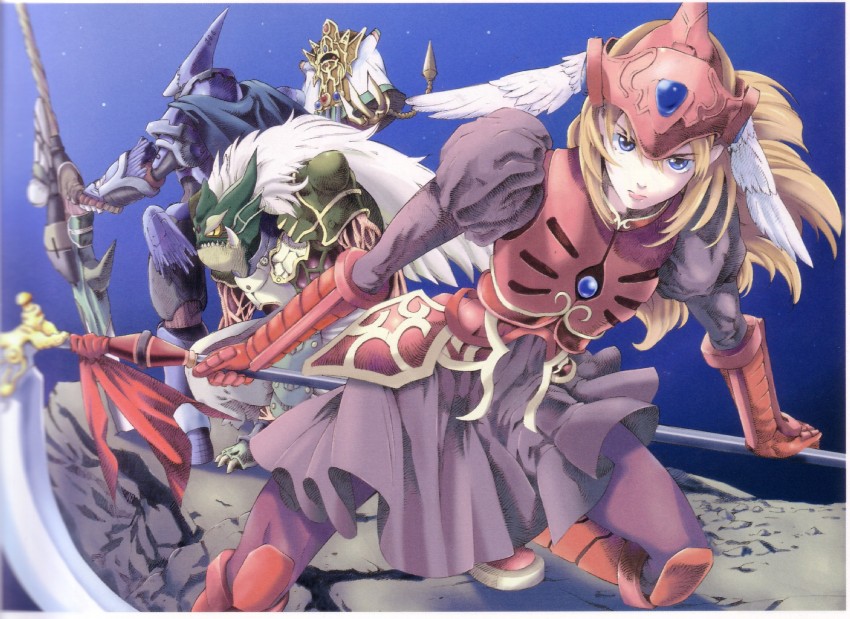 elmina niet, lady harken, zeikfried, belselk, and alhazad (wild arms and 1 more) drawn by ooba_wakako