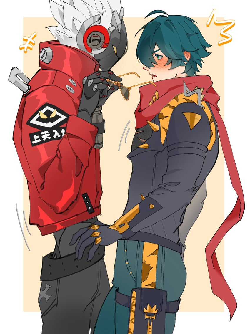 lighter and billy kid (zenless zone zero) drawn by beicheng0601www