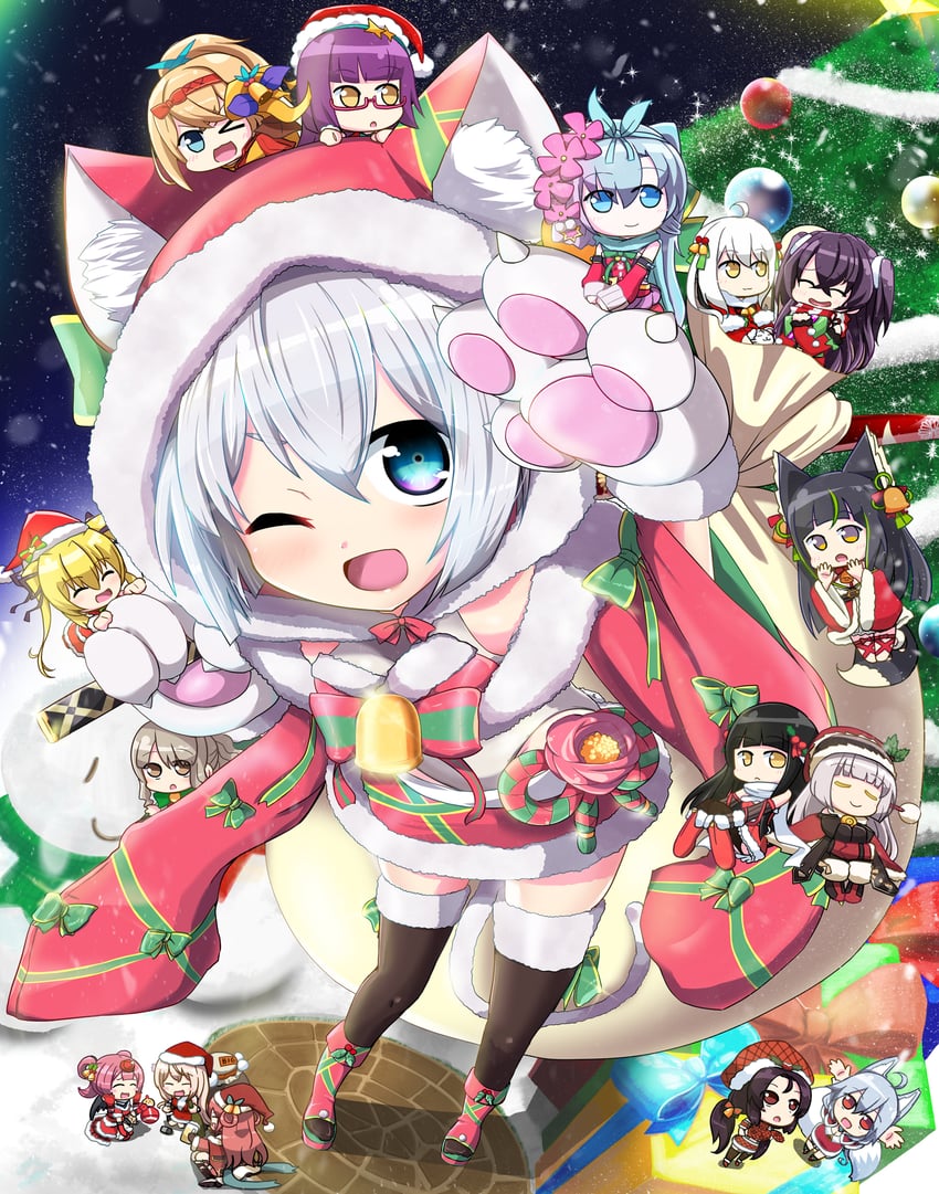 kousetsu samonji, kitsunegasaki tametsugu, gokotai yoshimitsu, kiku ichimonji norimune, mouri toushirou, and 11 more (tenka hyakken) drawn by orange-bird