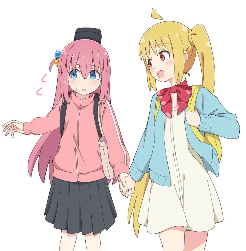 gotoh hitori and ijichi nijika (bocchi the rock!) drawn by mimori_(mimori_05)