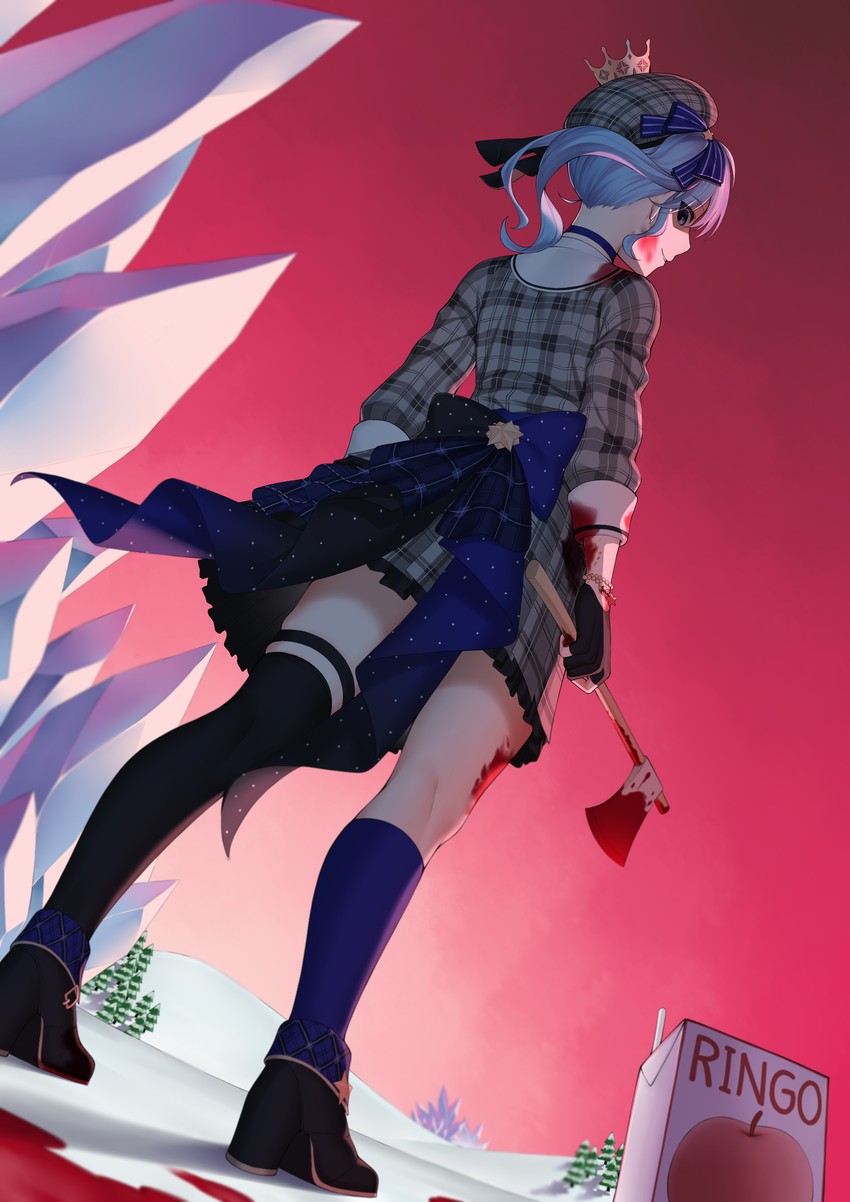 hoshimachi suisei (hololive and 1 more) drawn by carolrin