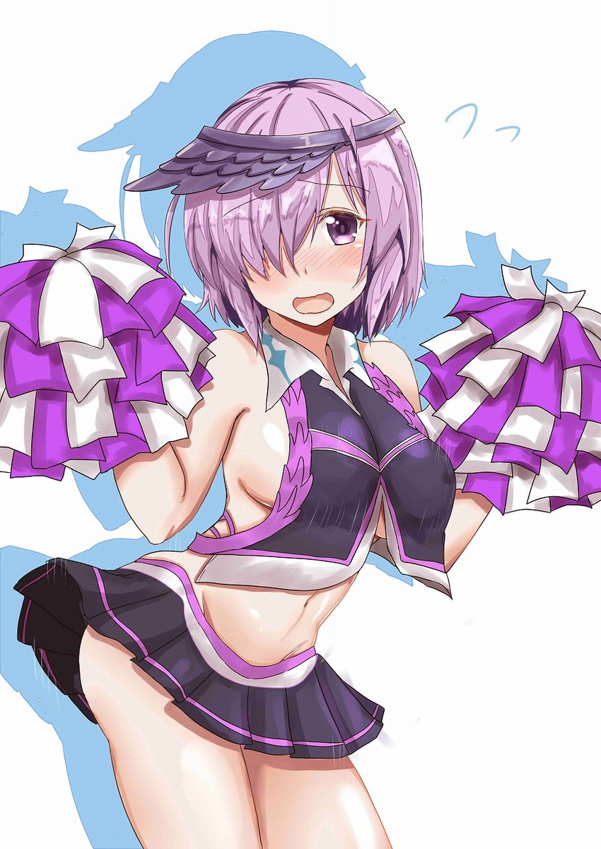 mash kyrielight and brynhild (fate and 1 more) drawn by chan_(akuty_ikkot)