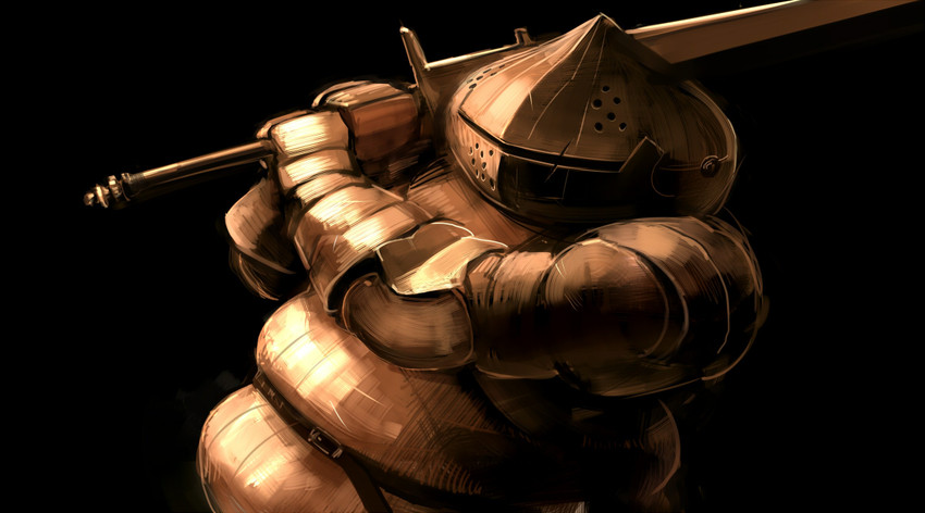 siegmeyer of catarina (dark souls and 1 more) drawn by shimadoriru