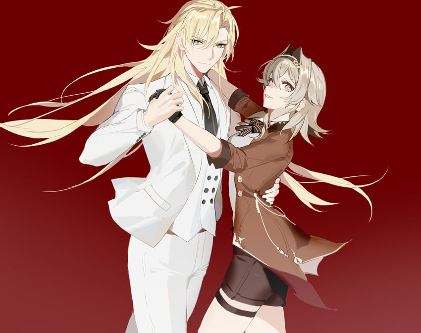 vill-v and void archives (honkai and 1 more) drawn by manbu72747