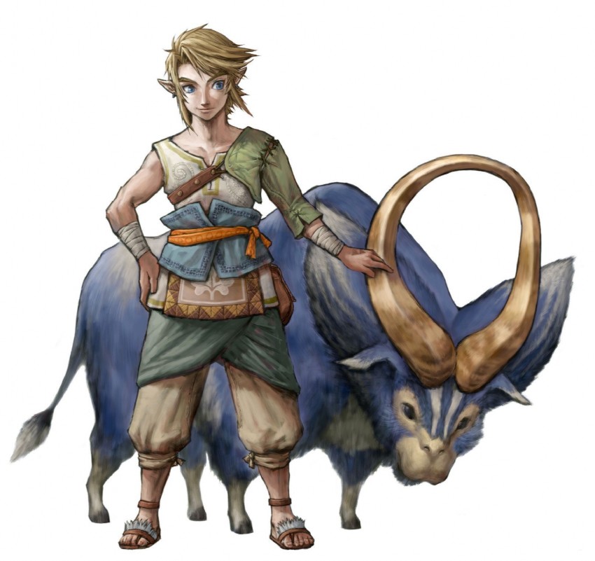 link and ordon goat (the legend of zelda and 1 more)