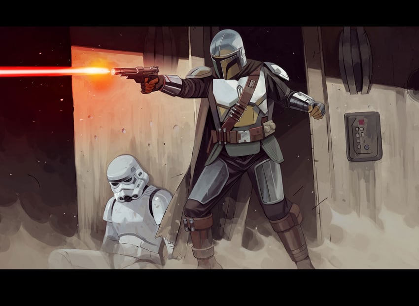 star wars and 1 more drawn by amad_mir