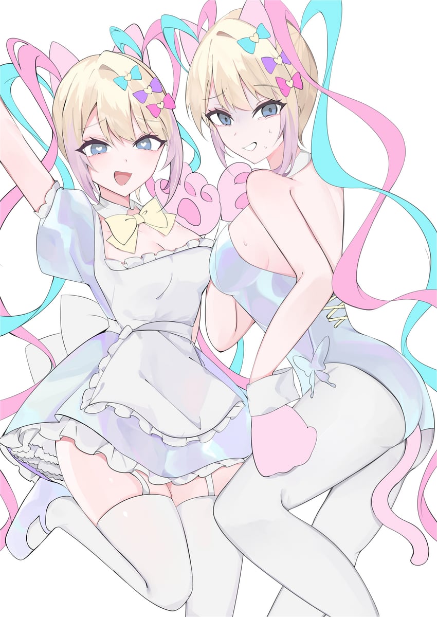chouzetsusaikawa tenshi-chan (needy girl overdose and 1 more) drawn by waimoniku