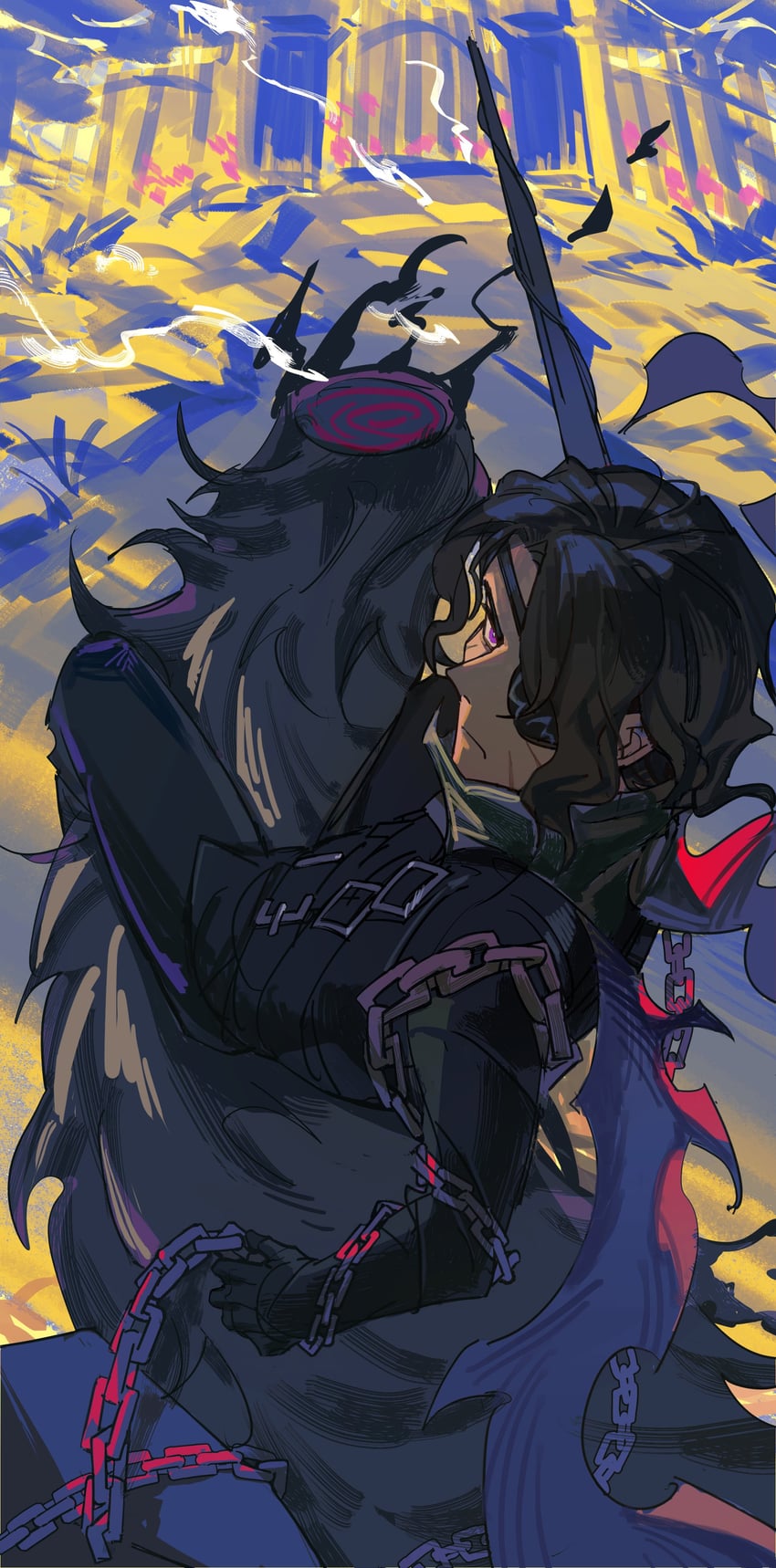 heathcliff, erlking heathcliff, and dullahan (project moon and 1 more) drawn by baihuahua5441