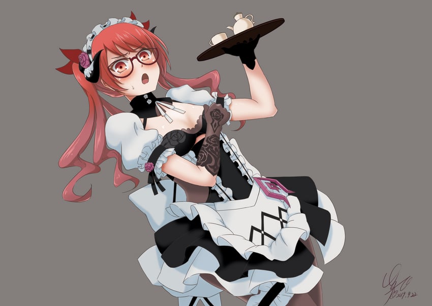 rita rossweisse and frederica nikola tesla (honkai and 1 more) drawn by bigkaking38