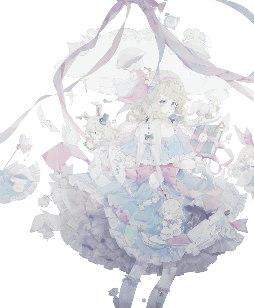 alice margatroid and alice (touhou and 1 more) drawn by maozi