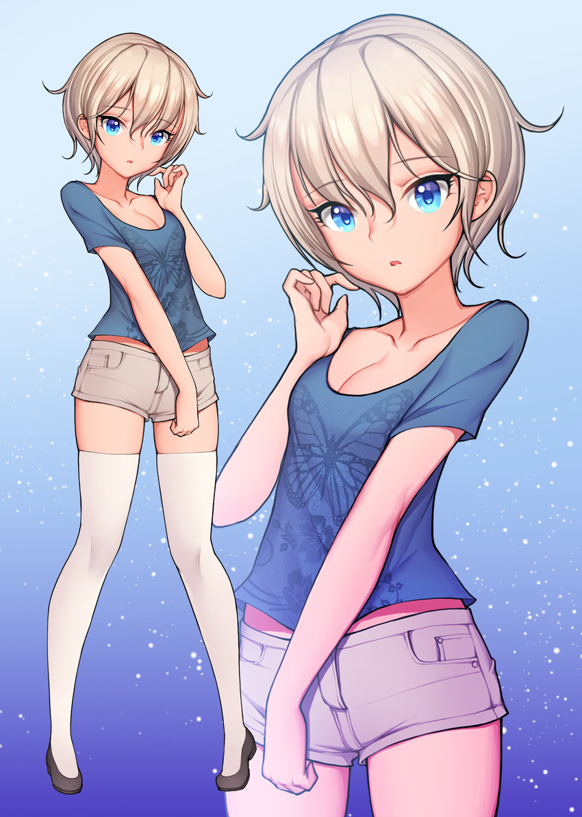 anastasia (idolmaster and 2 more) drawn by dduck_kong