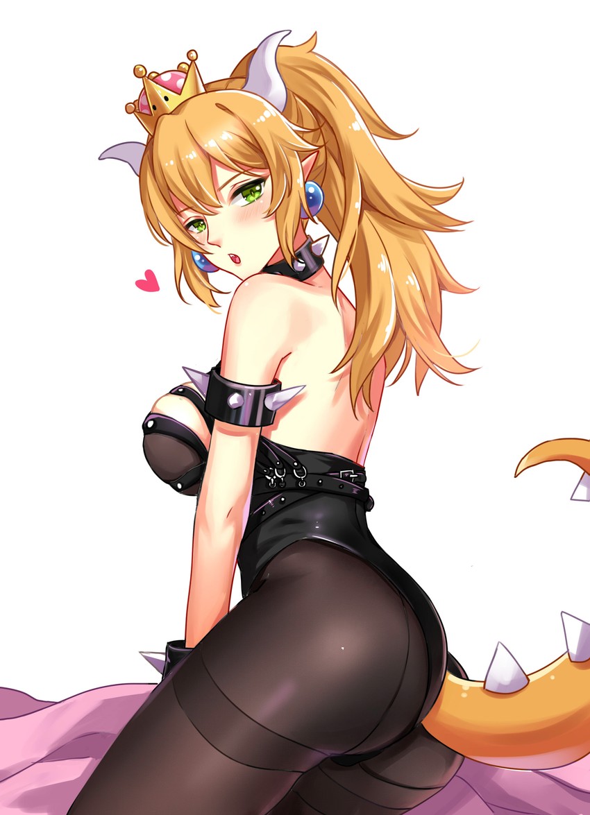 bowsette (mario and 1 more) drawn by ruan_tao