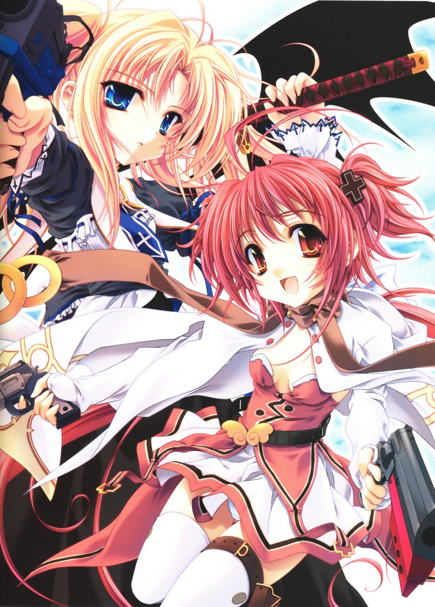 momose hikaru and shirogane tobari (peace@pieces and 1 more) drawn by miyama-zero