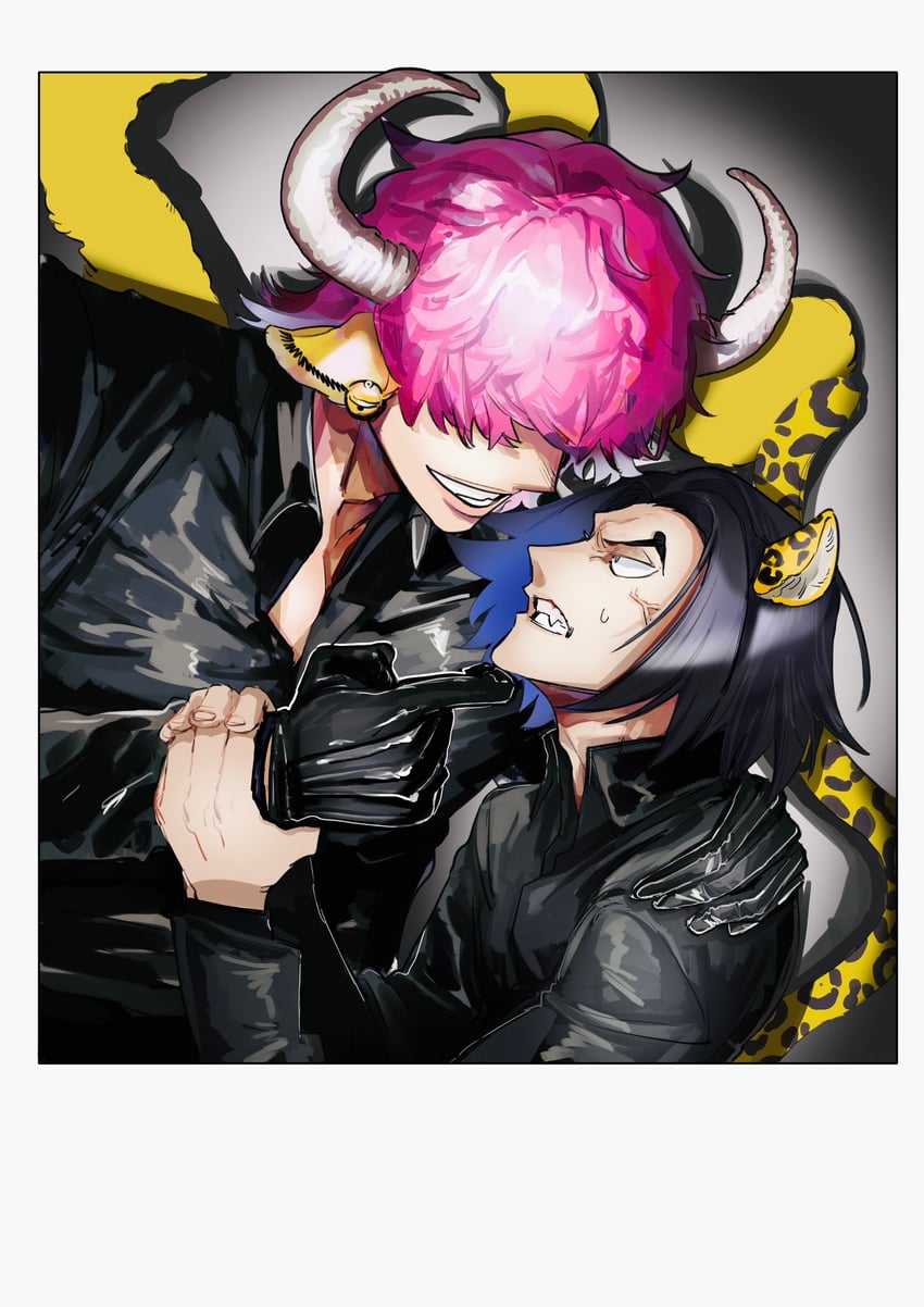 rob lucci and who's who (one piece) drawn by toteka_yes