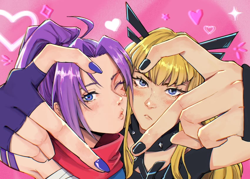 psylocke and magik (marvel and 2 more) drawn by oof_oli