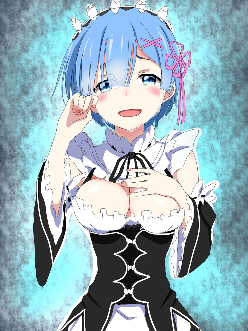 rem (re:zero kara hajimeru isekai seikatsu) drawn by ero_daisuki
